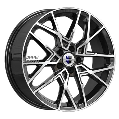 Диски K&K 7x18/5x112 ET43 D57.1 Вудроф (КС1044) Алмаз черный