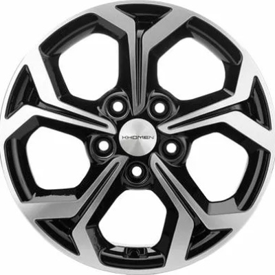 Диски Khomen Wheels 6.5x16/5x114.3 ET43 D67.1 KHW1606 (Sonata) Black-FP