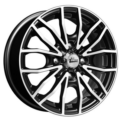 Диски iFree 5.5x14/4x100 ET45 D67.1 Флайт (КС676М) Блэк Джек