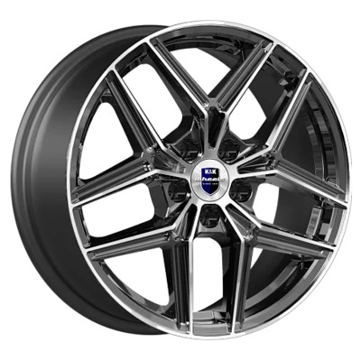 Диски K&K 7x17/5x114.3 ET40 D66.1 Юнион (КС1025) Алмаз черный