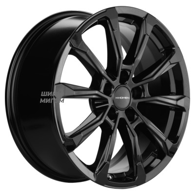 Диски Khomen Wheels 7.5x18/5x114.3 ET45 D67.1 KHW1808 (Xceed/CX-3/5) Black