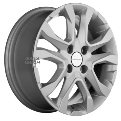 Диски Khomen Wheels 6x15/4x100 ET40 D60.1 KHW1503 (Logan) F-Silver