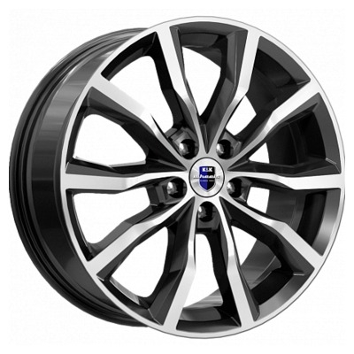 Диски K&K 7.5x18/5x114.3 ET33 D67.1 Портер (КС906) Алмаз черный