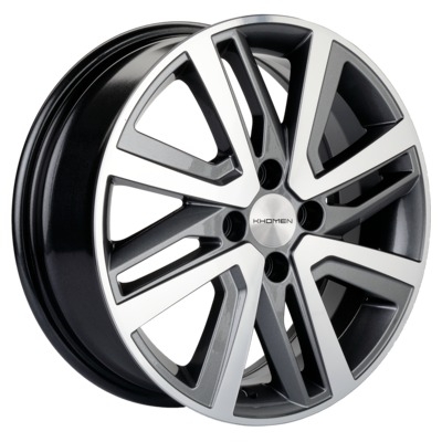 Диски Khomen Wheels 6x16/4x100 ET50 D60.1 KHW1609 (Vesta/Largus) Gray-FP