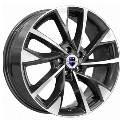 Диски K&K 7x17/5x110 ET38 D65.1 Роквуд (КС900) Алмаз черный