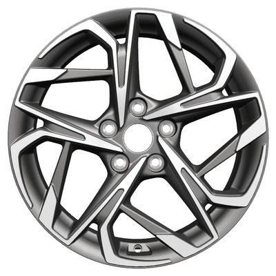 Диски Khomen Wheels 7x17/5x114.3 ET45 D60.1 KHW1716 (Changan/Geely/Lexus/Toyota) Black