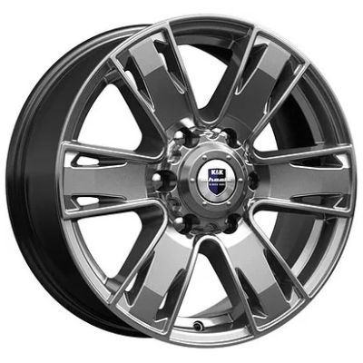 Диски K&K 7x17/6x139.7 ET38 D100.1 Севенна-оригинал (КС726) Дарк платинум