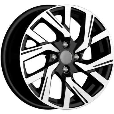 Диски K&K 6x15/4x100 ET39 D60.1 КС1030 Алмаз черный