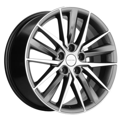 Диски Khomen Wheels 8x18/5x114.3 ET53 D54.1 KHW1807 (Geely Coolray) Gray-FP